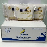 Bánh Mì Sandwich Kem Sữa Chua Ăn Sáng, Bánh Mì Tươi Kem Sữa Chua (Hộp 18 Bánh Thơm Ngon )Shika -