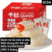 Bánh mì túi nhỏ vị dâu, phô mai , sầu riêng, sữa chua