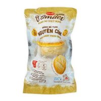 Bánh Mì Tươi Nguyên Cám, Whole Wheat Fresh Bread, 3 Cái, 7.41 oz (210g) - O'SMILES