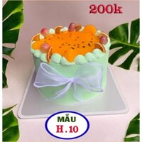 Bánh mô hình  , bánh kem giả chanh leo cực đẹp , đạo cụ chụp hình