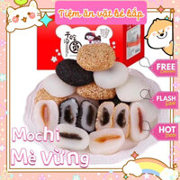 Bánh Mochi Đài Loan (2kg) Mochi Dẻo Vừng Hiệu Hai Cô Gái Mix 4 Vị Siêu Ngon, Tiệm ăn vặt Bé Bắp Food Cake