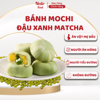 Bánh mochi đậu xanh matcha không đường Nedo Food bánh ăn kiêng thơm ngon cho người giảm cân, healthy ít calo
