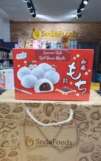 Bánh mochi nhân đậu đỏ hộp 6 cái 210g