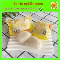 Bánh Mochi Nhân Kem Sữa (Thùng 2.5 Kg) Vị Sầu Riêng, Khoai Môn, Đậu Nành, Xoài  Phủ Dừa Mềm, Dẻo, Siêu Ngon