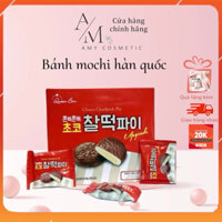 Bánh Mochi Socola Đậu Phộng Samjin Hàn Quốc Hộp 360g(10cái x 36gr)