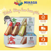 Bánh Mỳ Bông Lan Tam Giác Sẵn 3 Vị Dâu/Matcha/Socola ,Bánh Ngon Mềm Xốp Cho Bữa Sáng Đủ Dinh Dưỡng - 2kg