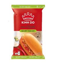 Bánh mỳ tươi Kinh Đô gà xốt Thái cay 60g/chiếc