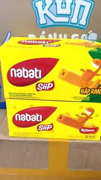 Bánh Nabati Siip Snack Vị Phô Mai/Bắp Rang - Hộp 80g (20 góix4g)