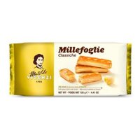 Bánh Ngàn Lớp Que Vị Bơ, Millefoglie Classiche, Puff Pastry Sticks with Butter, 4.41 oz (125g) - MATILDE VICENZI