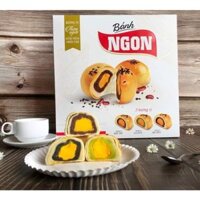 Bánh ngon 3 vị ( vị đậu đỏ, vị lá dứa, vị mè đen)