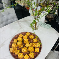 [Bánh nhà làm] Bánh hành phô mai kéo sợi,vị bánh hành healthy thơm bánh quy Đài Loan kẹp phomai bánh ăn vặt snack