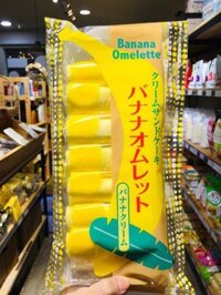 Bánh Nhật – Bánh bông lan vị Chuối Omelette 7c (100g)