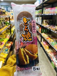 Bánh Nhật – Bánh Rán Dorayaki vị Đậu đỏ gói 5 Cái