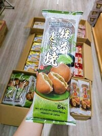 Bánh Nhật – Bánh Rán Dorayaki vị Matcha gói 5 Cái