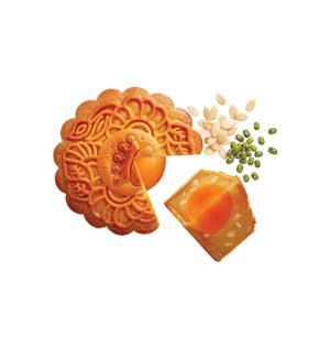 Bánh nướng Kinh đô đậu xanh hạt dưa 2 trứng ĐB 210g