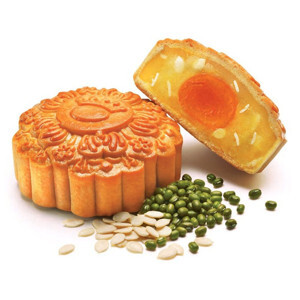 Bánh nướng Kinh đô đậu xanh hạt dưa 2 trứng ĐB 210g