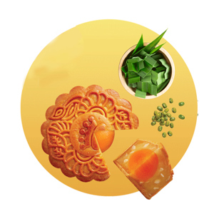 Bánh nướng Kinh đô đậu xanh lá dứa 2 trứng ĐB 250g