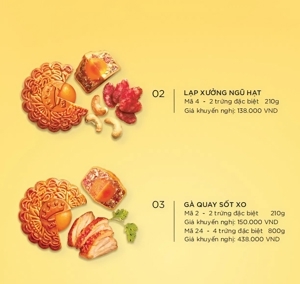 Bánh nướng Kinh đô Lạp Xưởng Ngũ Hạt 2 trứng 210g