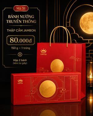Bánh nướng Kinh đô thập cẩm Jambon 1 trứng 150g