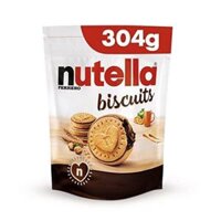 Bánh Nutella Biscuits nhân kem cacao hạt phỉ 304g - Phương Hà Store