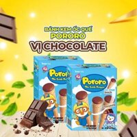 Bánh ốc quế Hàn Quốc Pororo Hàn Quốc 54g vị sôcola