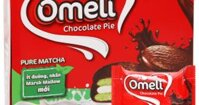 Bánh Omeli Chocolate Pie Matcha hộp 300g