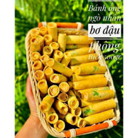 Bánh ống NGÒ nhân BƠ ĐẬU PHỘNG 500gr - bánh handmade