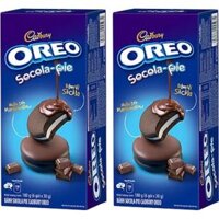 Bánh Oreo Pie socola vị vani, dâu hộp 180g