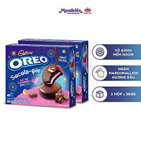 BÁNH OREO SOCOLA-PIE VỊ DÂU 360G TẾT 2025