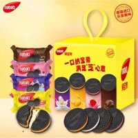 Bánh Oreo thập cẩm 6 vị - thùng quà Tết 396g (36 gói bánh)