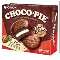 Bánh Orion Chocopie Dark Hộp 360G (12 Cái)