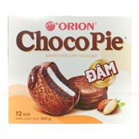 Bánh Orion Chocopie Dark Hộp 360G (12 Cái)