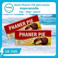 Bánh Phanner Pie phủ socola Phạm Nguyên – Hộp 168gr ( 6 bánh )