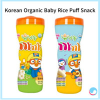 Bánh phồng gạo hữu cơ Hàn Quốc snack Pororo Baby Puffs snack Hàn Quốc Chỉ dành cho bé ăn nhẹ hữu cơ