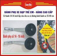 bánh phụ cho xe đạp trẻ em từ 12 inch đến 20 inch hàng Việt Nam chất lượng cao - Cỡ bánh 14 inch - 1 cặp  2 bên bánh