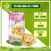 Bánh pía 2 trứng đậu xanh sầu riêng đặc biệt Tân Huê Viên 580g đặc sản Sóc Trăng
