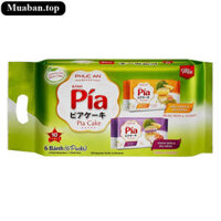Bánh pía chay đậu xanh và khoai môn Phúc An gói 300g (6 cái)