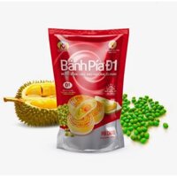 Bánh pía đậu xanh sầu riêng 1/2 trứng muối Mỹ Ngọc 400g, bánh pía truyền thống sầu riêng Đ1
