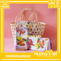 Bánh pía khoai môn sầu riêng 1 trứng 2 sao Tân Huê Viên 400gr