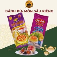Bánh pía khoai môn sầu riêng trứng muối 500g, bánh pía Sóc Trăng Mỹ Anh vị truyền thống [TÚI 4 BÁNH]