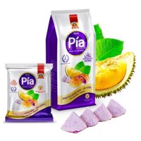 Bánh pía khoai môn sầu riêng túi 400g Mỹ Ngọc, bánh pía hương vị sầu riêng khoai môn 1 trứng muối