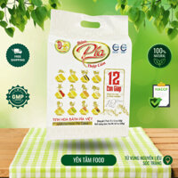 Bánh pía kim sa Hải Sơn - Thập cẩm 12 con giáp (12 vị khác nhau)- Túi 480g - 40g x 12 cái