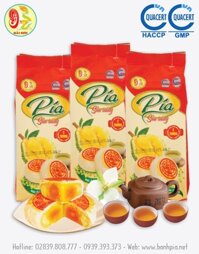 Bánh Pía Sầu Riêng Đậu Xanh 2 Trứng Hộp 450g
