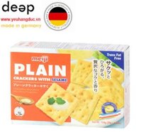 Bánh Plain Cracker Sesame Meiji vị mè 104g (26gx4gói) DEEP12 | Nghĩ đến chất lượng cao nghĩ đến www.yeuhangduc.vn