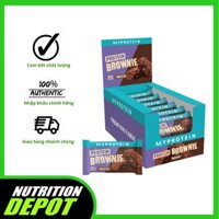 Bánh Protein Brownie Myprotein bổ sung năng lượng và Protein hộp 12 cái - Chocolate