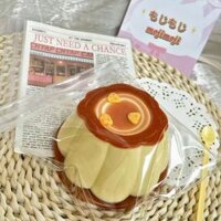Bánh pudding lớn xay nhuyễn cảm giác nhào bột nổ đồ chơi giải nén không độc hại cấp thực phẩm siêu mềm thủ công siêu dày phục hồi bánh nhào Squishy