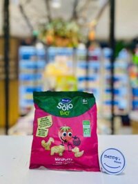 Bánh Puffs dâu hữu cơ Hero Solo Bio - 8th (18g)