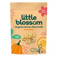 Bánh Puffs Gạo Lứt Hữu Cơ Little Blossom Vị Bí Ngô 40g