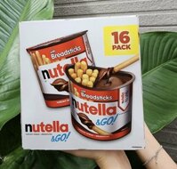 Bánh Que Chấm Bơ Chocolate Hạt Dẻ Nutella Breadsticks