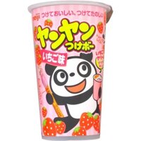 Bánh que chấm dâu sữa cốm Panda Meiji Nhật Bản - Bánh kẹo trẻ em